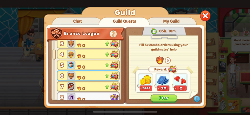Guild Quests Cooking Diary