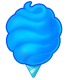 Blackberry cotton candy