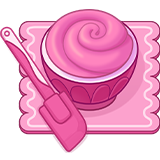 Pink Chantilly cream