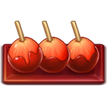 Caramel Fuji apples