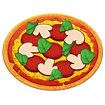 Round pizza