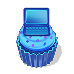 Laptop cupcake