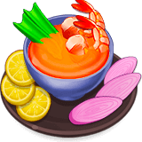 Shrimp tom yum soup