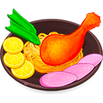 Chicken khanom chin