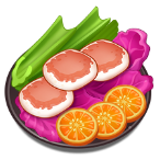 Grilled scallops
