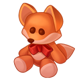 Fox stuffed toy