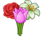 Roses, tulips and lilies