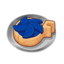 Vitelotte potato pie