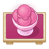 Peach ice cream
